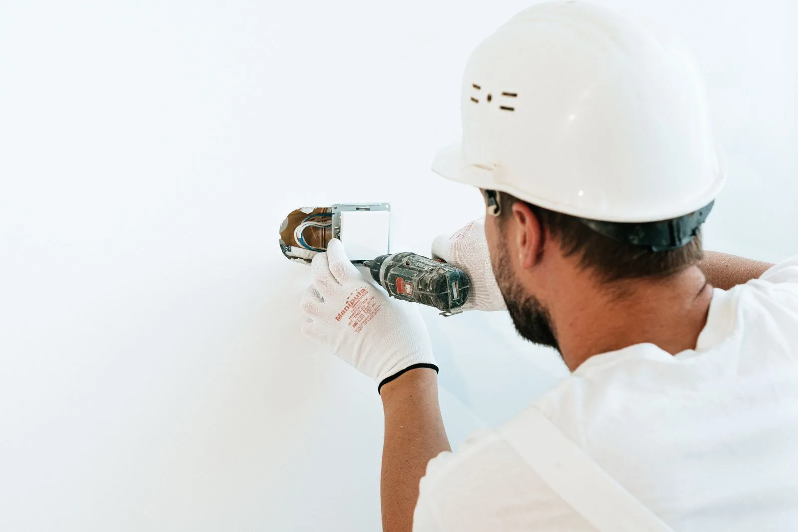 Contractor performing a general home repair